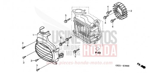 COOLING FAN/FAN COVER NPS506 de 2006